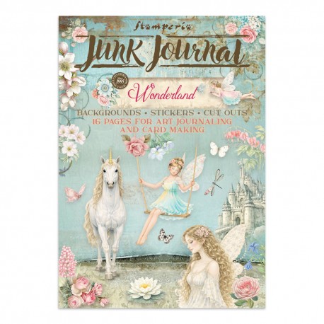STAMPERIA JUNK JOURNAL 16kart WONDERLAND