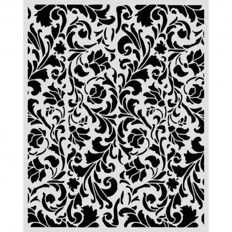 STAMPERIA SZABLON 3D 20x25 cm WONDERLAND TAPETA