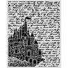 STAMPERIA SZABLON 3D 20x25 cm WONDERLAND ZAMEK