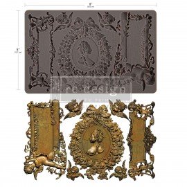 PRIMA FOREMKA SILIKONOWA 20x13 OMBRES FLORALES