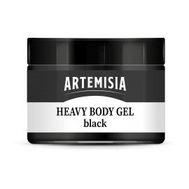 PENTART ARTEMISIA HEAVY BODY GEL CZARNY 150ml