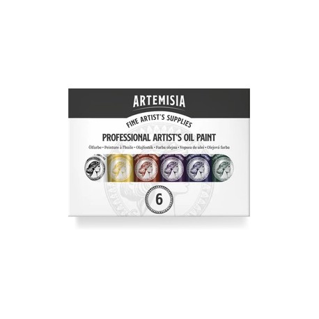 PENTART ARTEMISIA FARBY OLEJNE ZESTAW 6x20ml