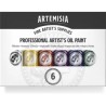 PENTART ARTEMISIA FARBY OLEJNE ZESTAW 6x20ml