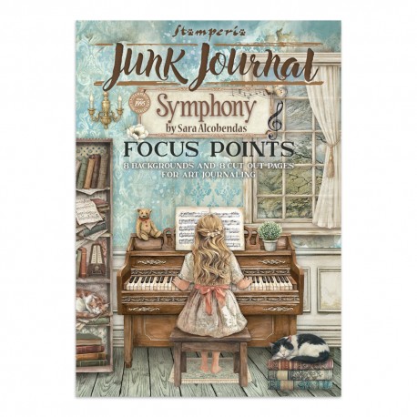 STAMPERIA JUNK JOURNAL A5 SYMPHONY