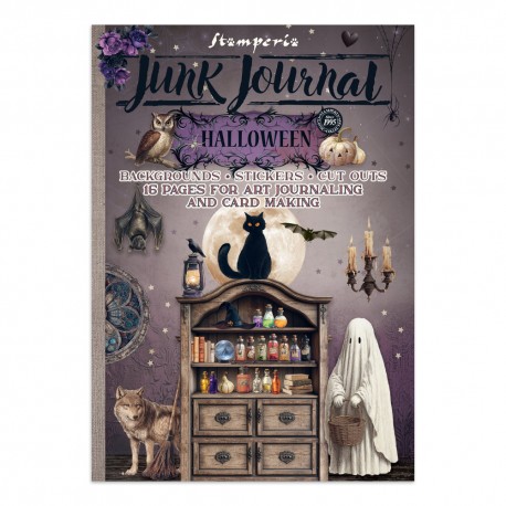 STAMPERIA JUNK JOURNAL 16kart HALLOWEEN