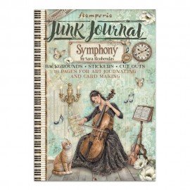 STAMPERIA JUNK JOURNAL 16kart SYMPHONY