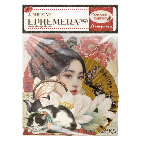 STAMPERIA EPHEMERA PAPIER MAT ORIENTAL GARDEN