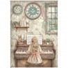 STAMPERIA PAPIER RYŻOWY A4 SYMPHONY FORTEPIAN