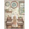 STAMPERIA PAPIER RYŻOWY A4 SYMPHONY FORTEPIAN