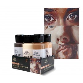 PHOENIX ZESTAW FARB AKRYLOWYCH SKIN TONE 6sztx59ml
