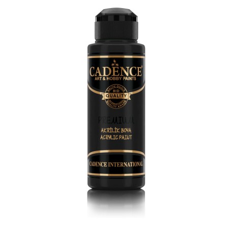 CADENCE FARBA AKRYLOWA PREMIUM 120ml BLACK