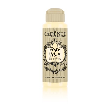 CADENCE FARBA AKRYL.STYLE MATT 120ml VANILLA YELLOW