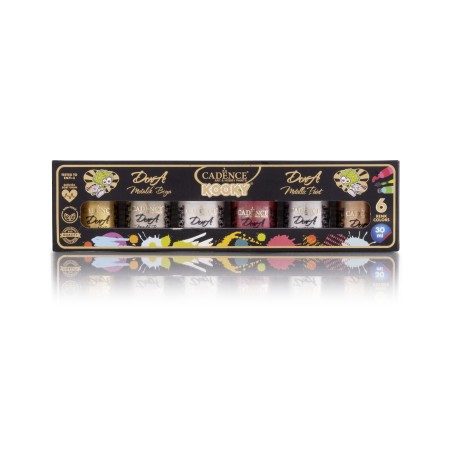 CADENCE KOOKY DORA METALIC ZESTAW FARB METAL 6x30ml