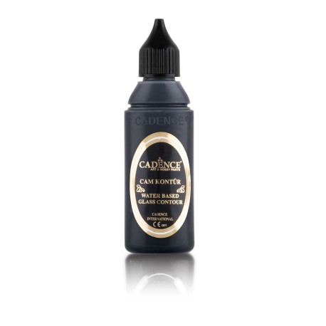 CADENCE KONTURÓWKA DO SZKŁA 50ml BLACK