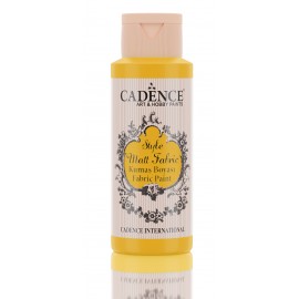 CADENCE STYLE MAT FABRIC PAINT 59ml FARBA DO TKANIN YELLOW