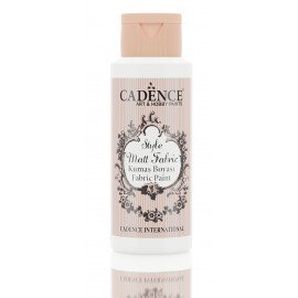 CADENCE STYLE MAT FABRIC PAINT 59ml FARBA DO TKANIN WHITE