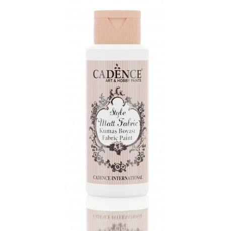 CADENCE STYLE MAT FABRIC PAINT 59ml FARBA DO TKANIN WHITE