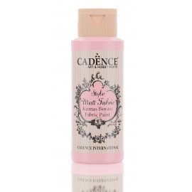 CADENCE STYLE MAT FABRIC PAINT 59ml FARBA DO TKANIN BABY PINK