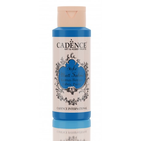CADENCE STYLE MAT FABRIC PAINT 59ml FARBA DO TKANIN ROYAL BLU