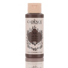 CADENCE STYLE MAT FABRIC PAINT 59ml FARBA DO TKANIN DARK BROW