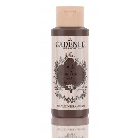 CADENCE STYLE MAT FABRIC PAINT 59ml FARBA DO TKANIN DARK BROW
