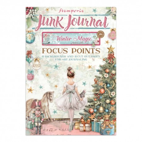 STAMPERIA JUNK JOURNAL A5 WINTER MAGIC