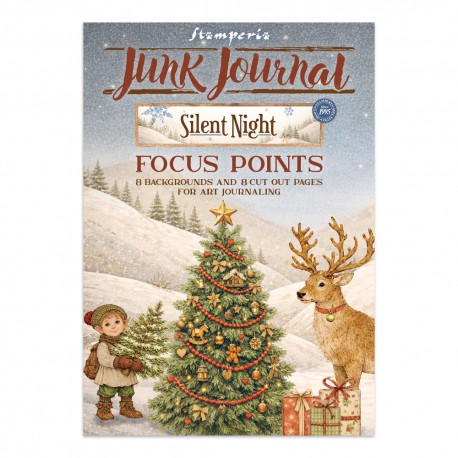 STAMPERIA JUNK JOURNAL A5 SILENT NIGHT