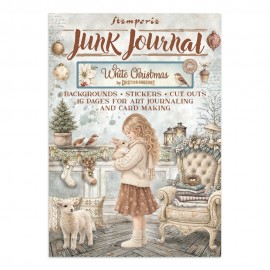 STAMPERIA JUNK JOURNAL 16kart WHITE CHRISTMAS
