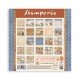 STAMPERIA BLOK PAPIERÓW SCRAP. 20x20cm/1str 22szt SILENT NIGH