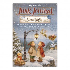 STAMPERIA JUNK JOURNAL 16kart SILENT NIGHT