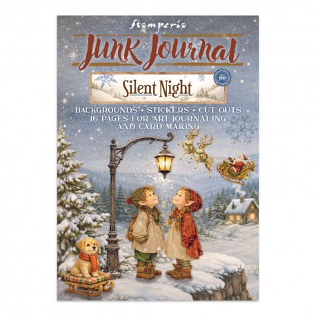 STAMPERIA JUNK JOURNAL 16kart SILENT NIGHT