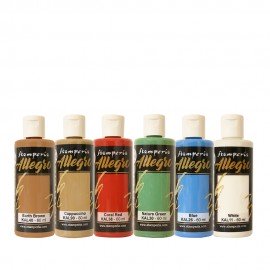 STAMPERIA FARBA ALLEGRO 59 ml ZESTAW 6szt SILENT NIGHT