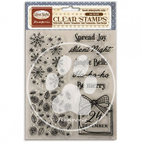 STAMPERIA STEMPEL AKRYLOWY 14x18cm SILENT NIGHT