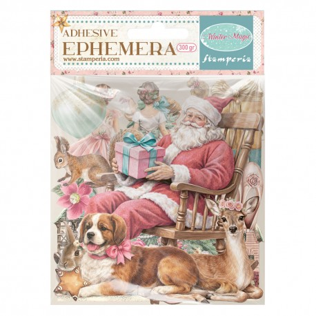 STAMPERIA EPHEMERA PAPIER MAT WINTER MAGIC