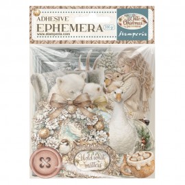 STAMPERIA EPHEMERA PAPIER MAT WHITE CHRISTMAS