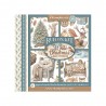 STAMPERIA RUB-ON TRANSFER 15,5 x15,5 6szt WHITE CHRISTMAS
