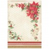 STAMPERIA PAPIER RYŻOWY A4 CLASSIC CHRISTMAS GWIAZDA BETL