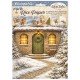 STAMPERIA PAPIER RYŻOWY A6 8szt SILENT NIGHT