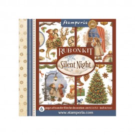 STAMPERIA RUB-ON TRANSFER 15,5 x15,5 6szt SILENT NIGHT