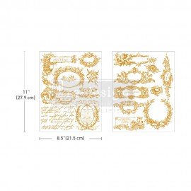 PRIMA DECOR TRANSFERS 3 CZĘŚCI KACHA LABEL DE LUXE