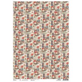 CB PAPIER RYŻOWY A3 Merry & Br Wrapped in wonder