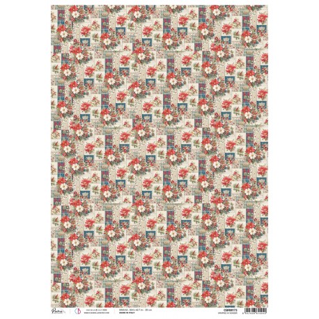 CB PAPIER RYŻOWY A3 Merry & Br Wrapped in wonder