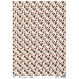 CB PAPIER RYŻOWY A3 Bohemian b Poetic pattern