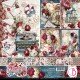 CB BLOK PAPIERÓW SCRAP.30x30cm /12szt Bohemian burgundy˙