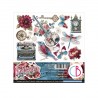 CB BLOK PAPIERÓW SCRAP.15x15cm /24szt Bohemian burgundy˙