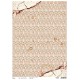 CB PAPIER RYŻOWY A3 Chocolate Soft pattern
