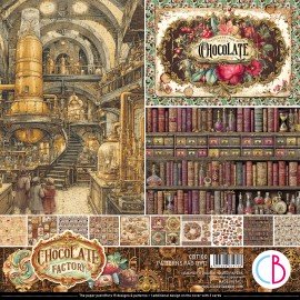 CB BLOK PAPIERÓW SCRAP.30x30cm /8szt Chocolate Wanderlust