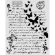 STAMPERIA SZABLON 3D 20x25 cm LIST I MOTYLE