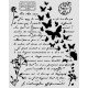 STAMPERIA SZABLON 3D 20x25 cm LIST I MOTYLE