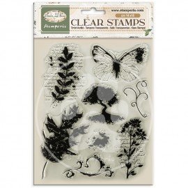 STAMPERIA STEMPEL AKRYLOWY 14x18cm FLOWERS AND POEMS